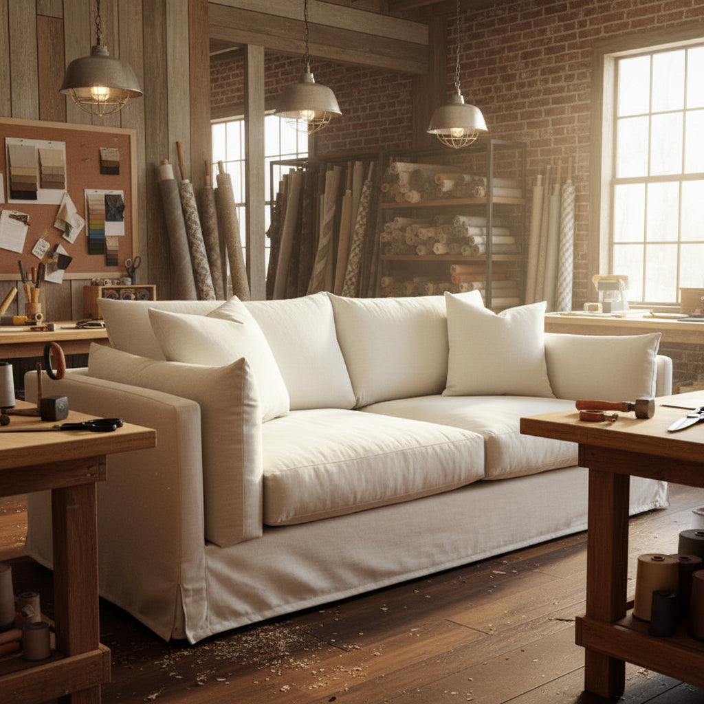 Baxter 3s Sofa with Removable Covers - Australian Made in Zepel Naturama Fabric
