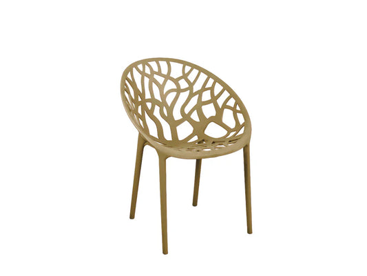 Loom & Living Filagree Beige UV rated Outdoor Dining Chair