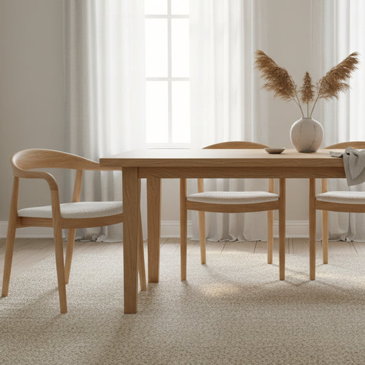 Affinity Dining Chair - White Bouclé