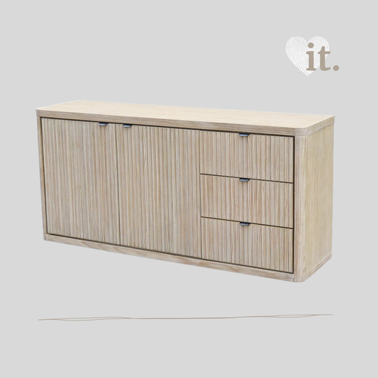 Saki Timber 2dr/3 drw Sideboard