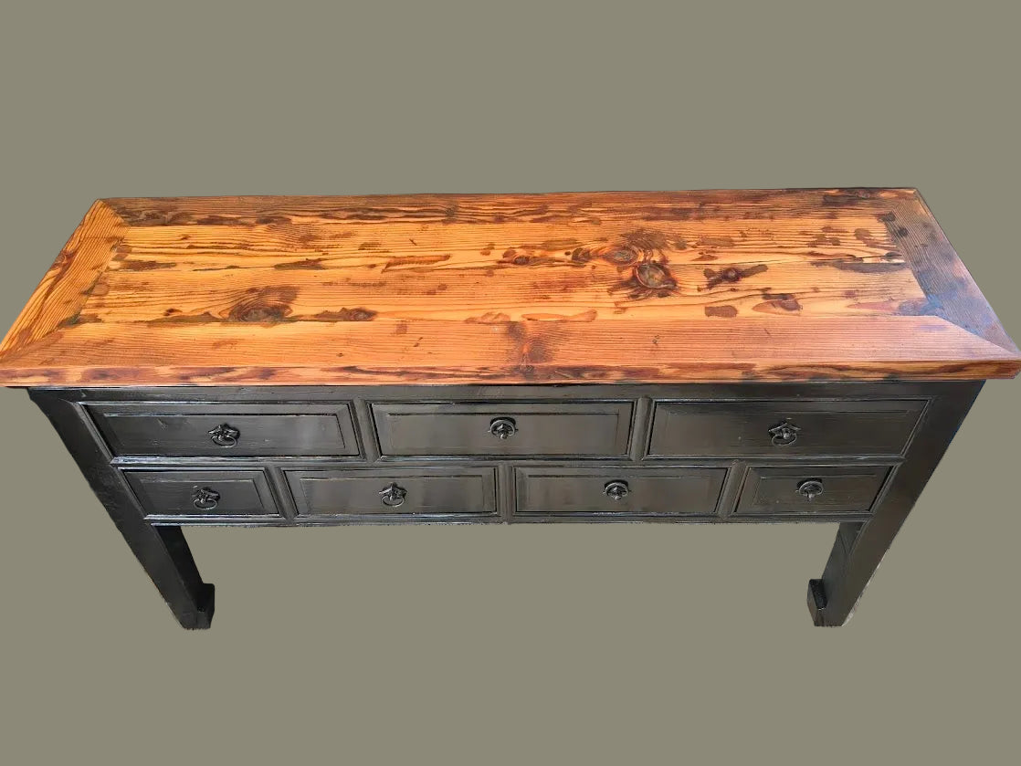 Chinese Recycled Cabinet Black