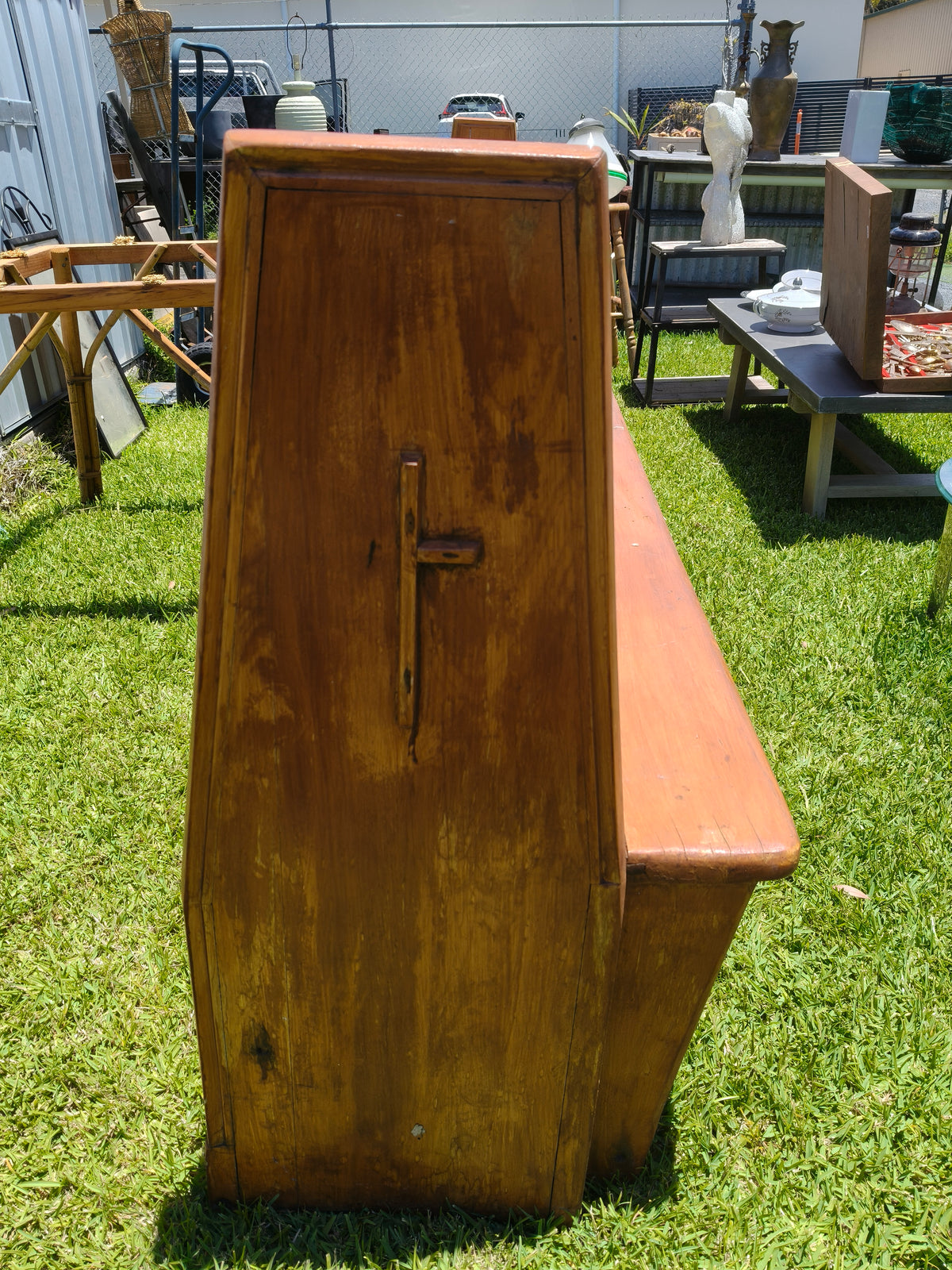 old pine church pew 3.2m
