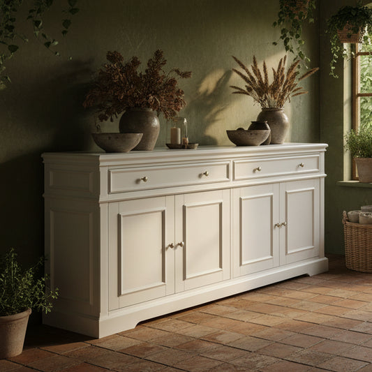 Westport White 4 door Sideboard