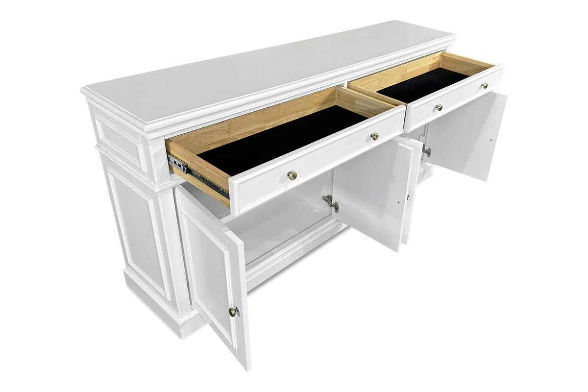 Westport White 4 door Sideboard