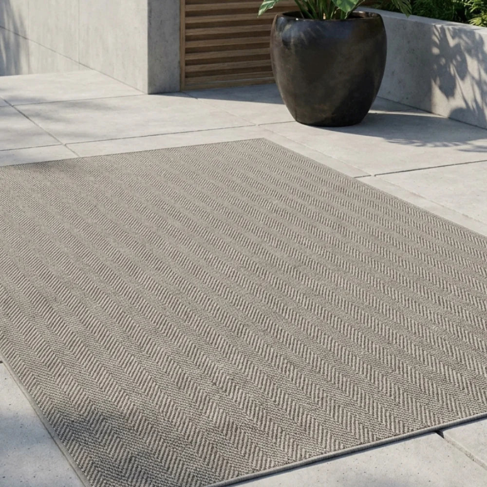 Neem Dark Indoor/Outdoor Rug - 196 x 300cm