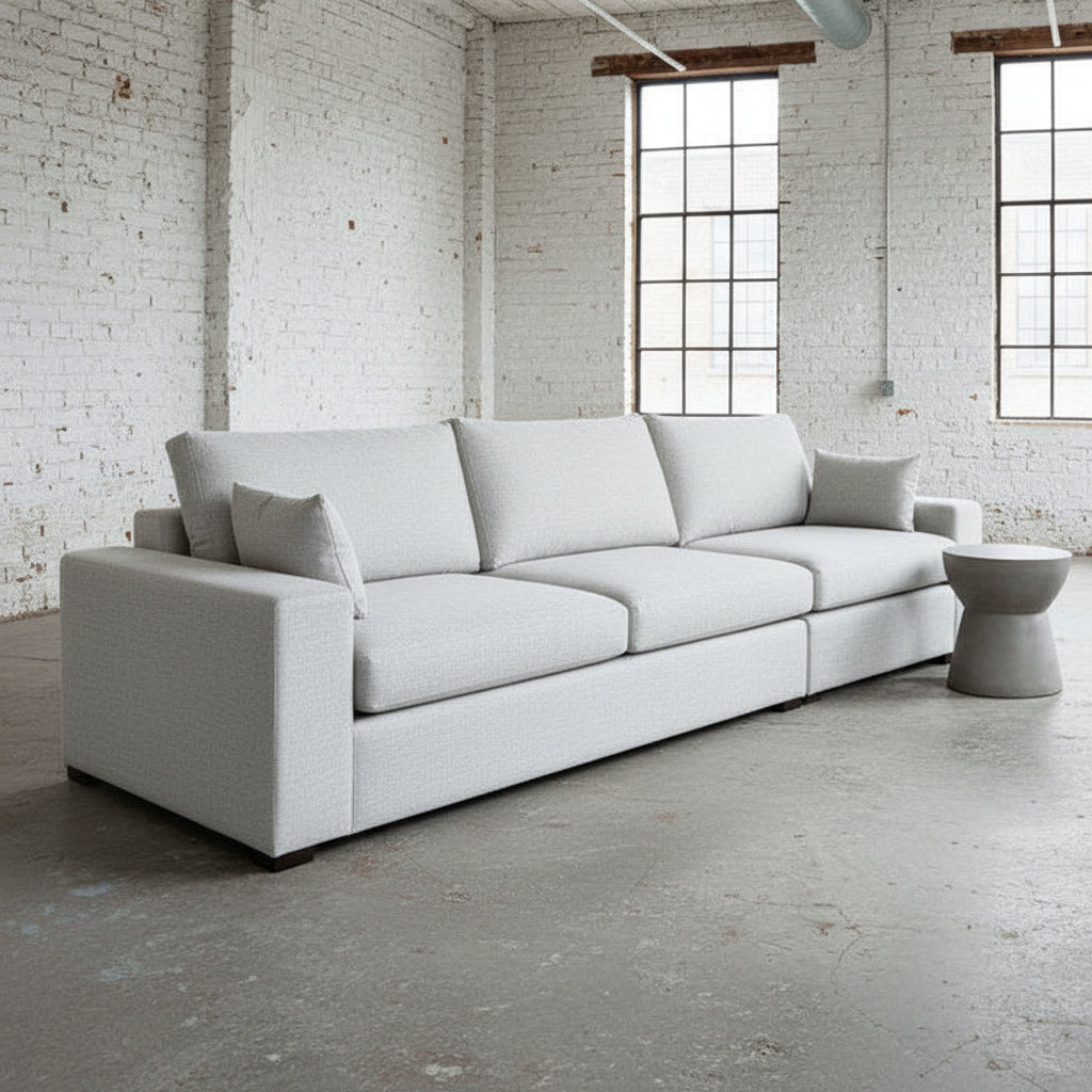 Kingscliff/Venice Large sofa 3 seater 3100 w - with 2 side cushions 50 x 30 no chaise