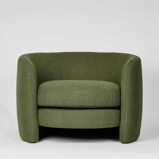 Cora ArmChair Olive Boucle