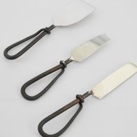 H + Y Hand forged set of Cheese Knives