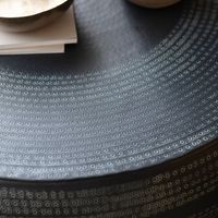 Omari Black Metal Round Coffee Table