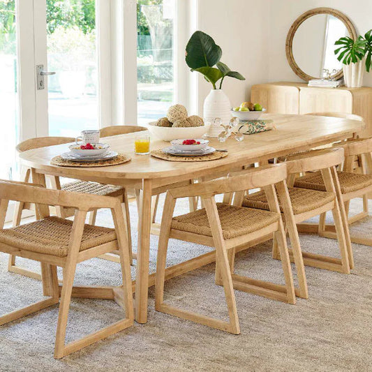 Finland Dining Table Hevea Hardwood 2000mm