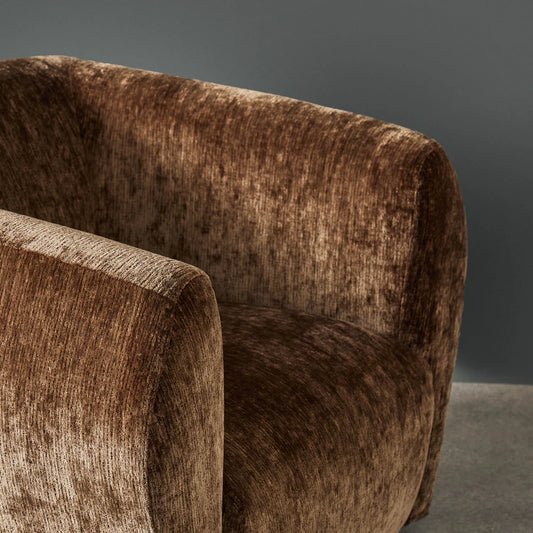 Reid Swivel Armchair Espresso by GD