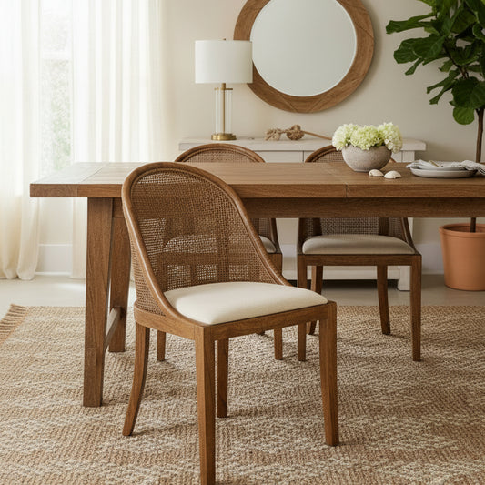 Alma Mindi Hardwood Dining Chair - Mango Teak