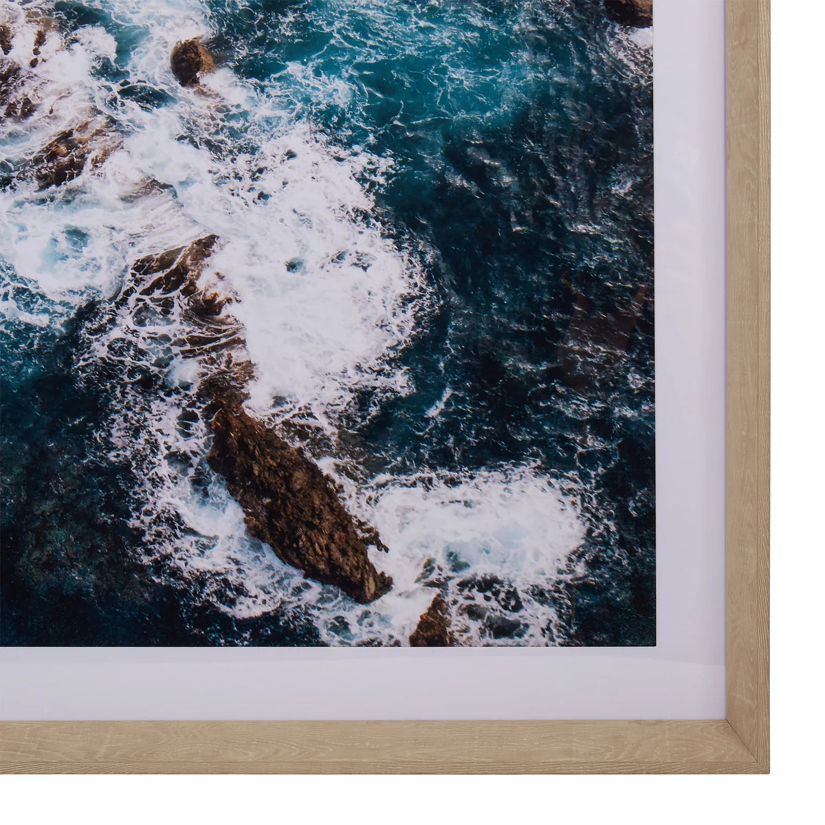 Atmosphere Rock Pool Photography Wall Art Multi-Coloured