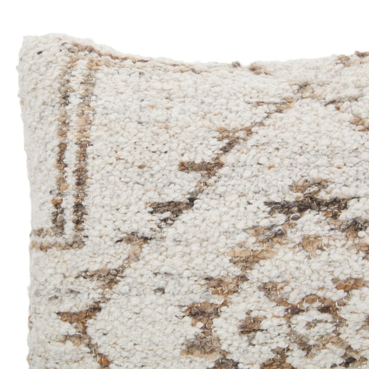 Atmosphere Aztec Cushion White