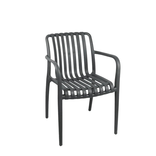 Loom & Living Charcoal UV rated Outdoor Dining Chair