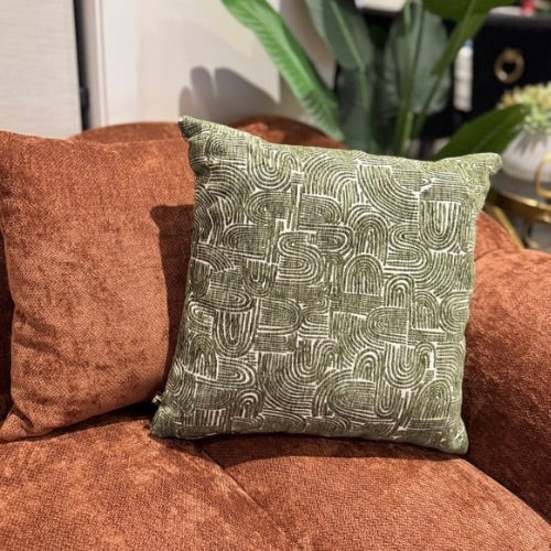 Lux Cushion - Uber Green