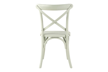 Cross Back Dining Chair - Seafoam