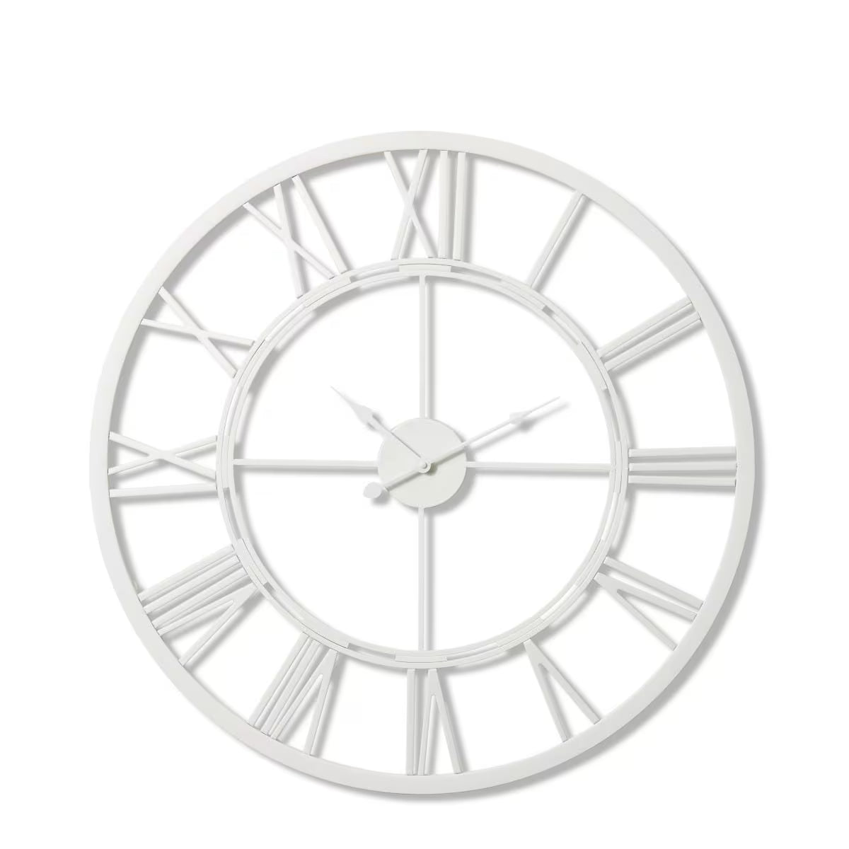 Kingston Wall Clock - 70 x 5 x 70cm - White