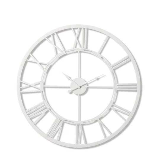 Kingston Wall Clock - 70 x 5 x 70cm - White