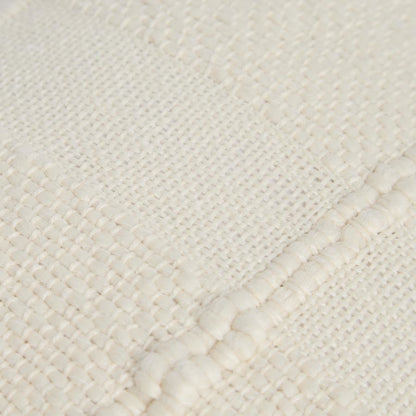 Amalfi Eliza Cushion White 50x50x10cm - Cream