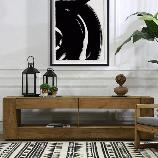 Rustika Media Unit -  Recycled Timber Cubic (2100mm)