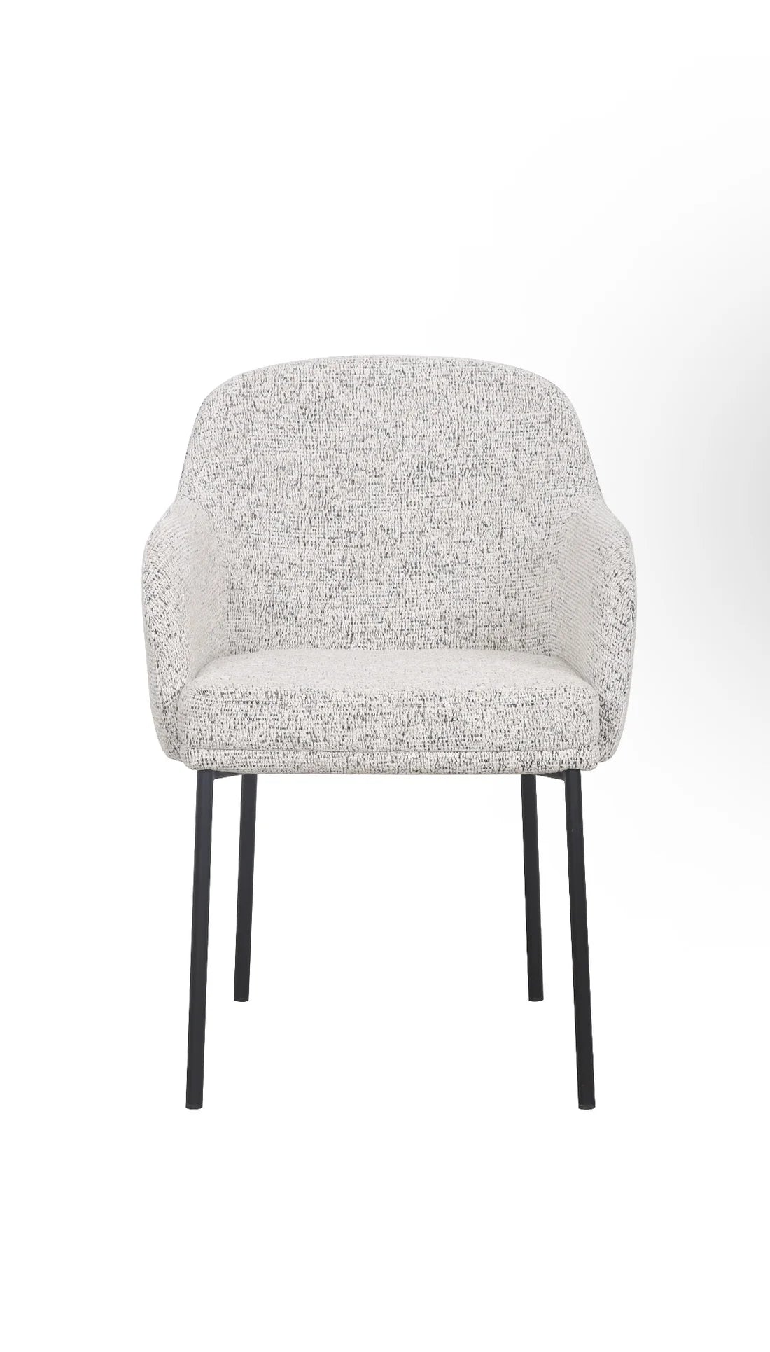 Lauren Dining Chair - Matte Black Accent