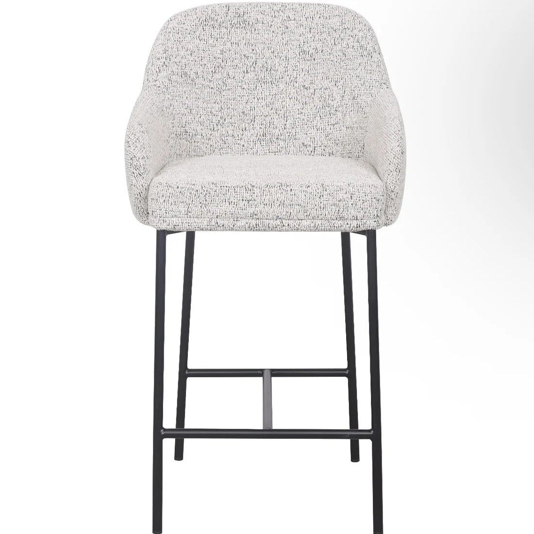 Lauren Kitchen Bar Stool - Matte Black Accent