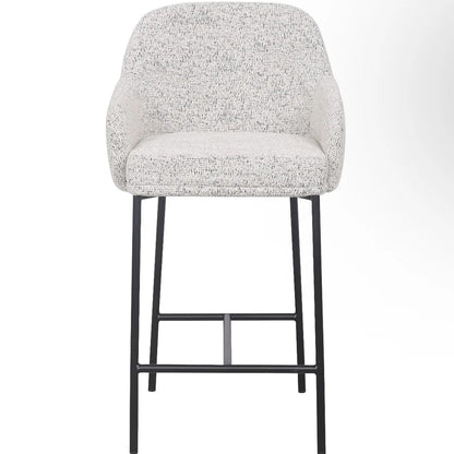 Lauren Kitchen Bar Stool - Matte Black Accent