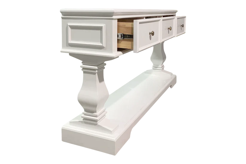 Westport White Hall Table 1400