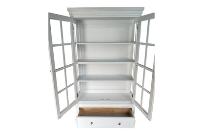 Westport White 2 door Display Cabinet