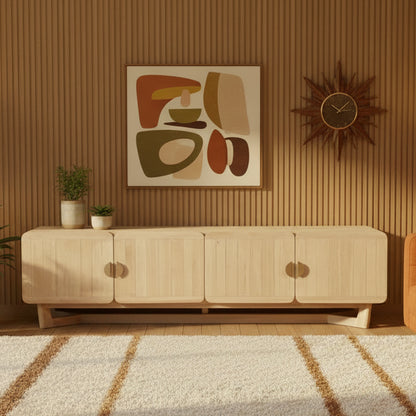 Finland Media Unit Hevea Hardwood 2000mm