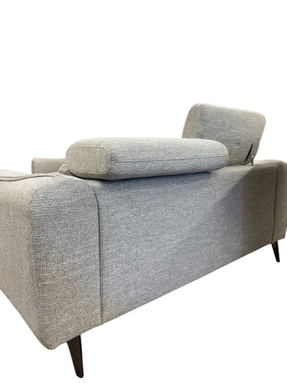 Louie SNR - 3 Seat Sofa with adjustable headrests - DUST OATMEAL
