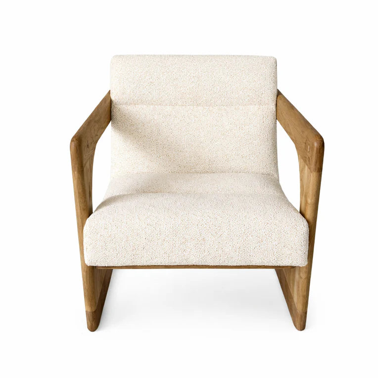 Coastal Bridges Solid Timber Accent Chair - Natural