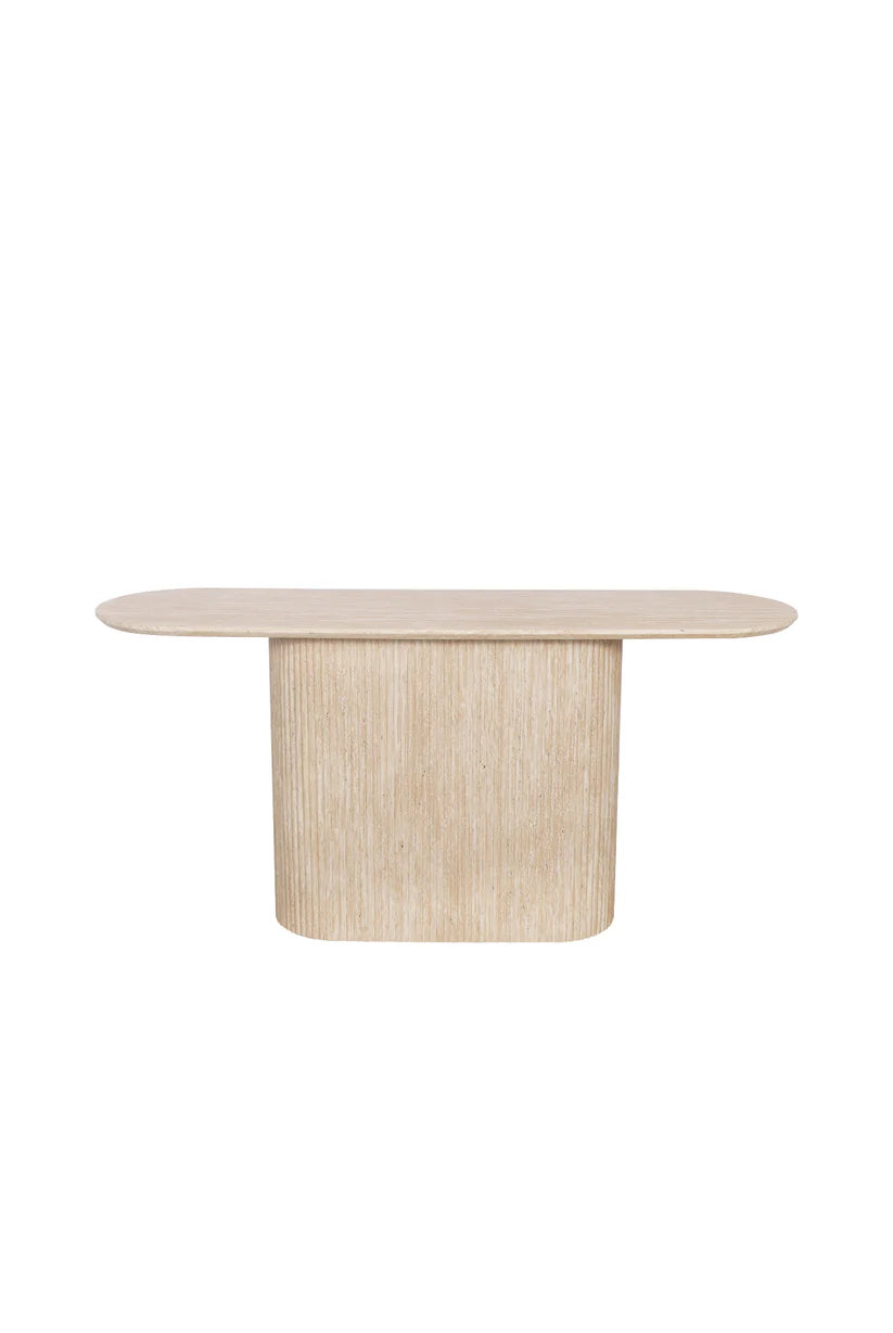 Dash Travertine style Accent Hall Table 160cm