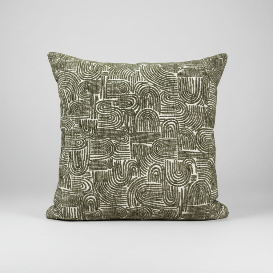 Lux Cushion - Uber Green