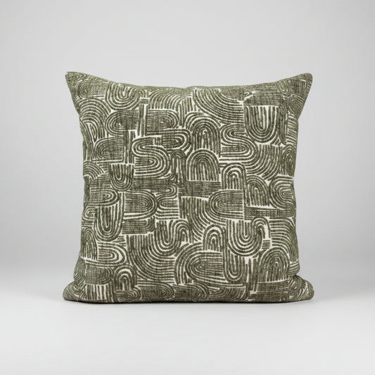 Lux Cushion - Uber Green
