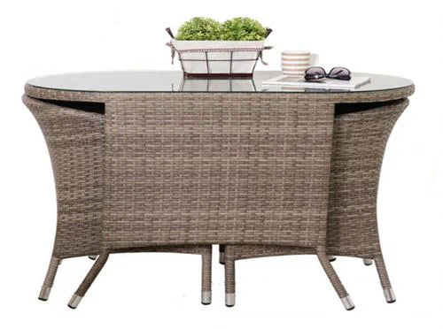 Honeymoon Outdoor 3pc Setting - Aluminium / PE Wicker