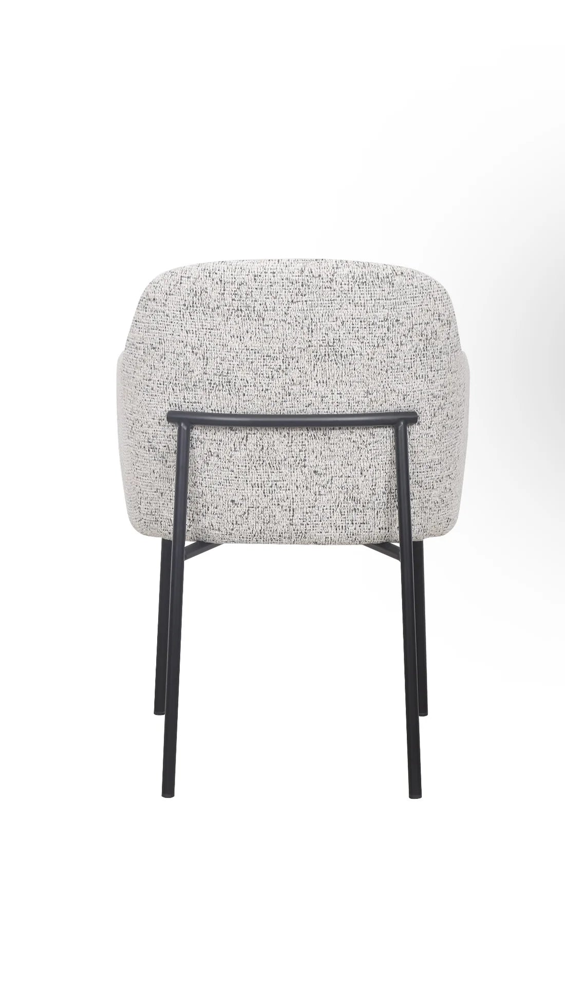 Lauren Dining Chair - Matte Black Accent