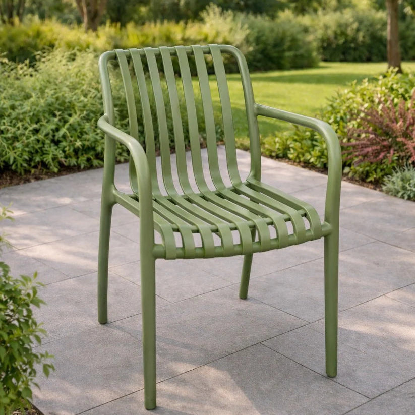 Loom & Living Green UV rated Outdoor Dining Chair