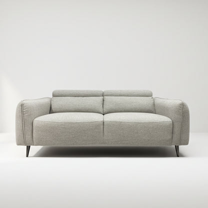 Louie SNR - 3 Seat Sofa with adjustable headrests - DUST OATMEAL