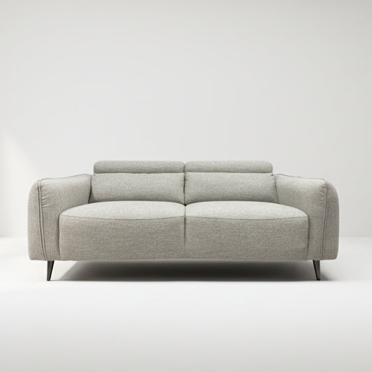 Louie SNR - 3 Seat Sofa with adjustable headrests - DUST OATMEAL