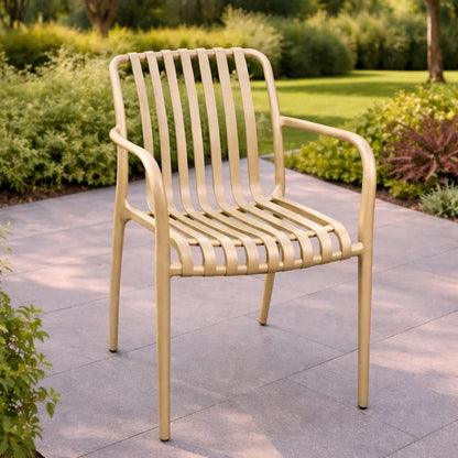Loom & Living Beige UV rated Outdoor Dining Chair