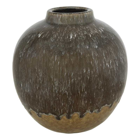 Avaris Vessel 25.5x25.5x23.5cm Brown