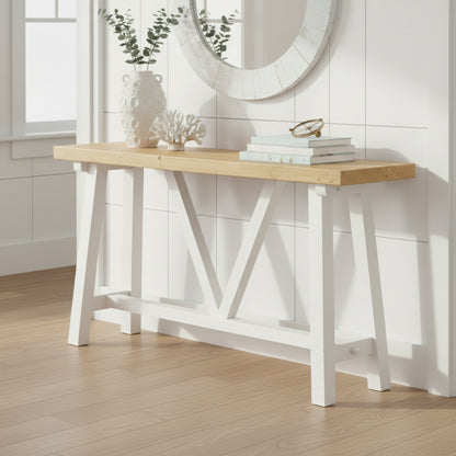Beachhouse Recycled Timber Hall Table 1400