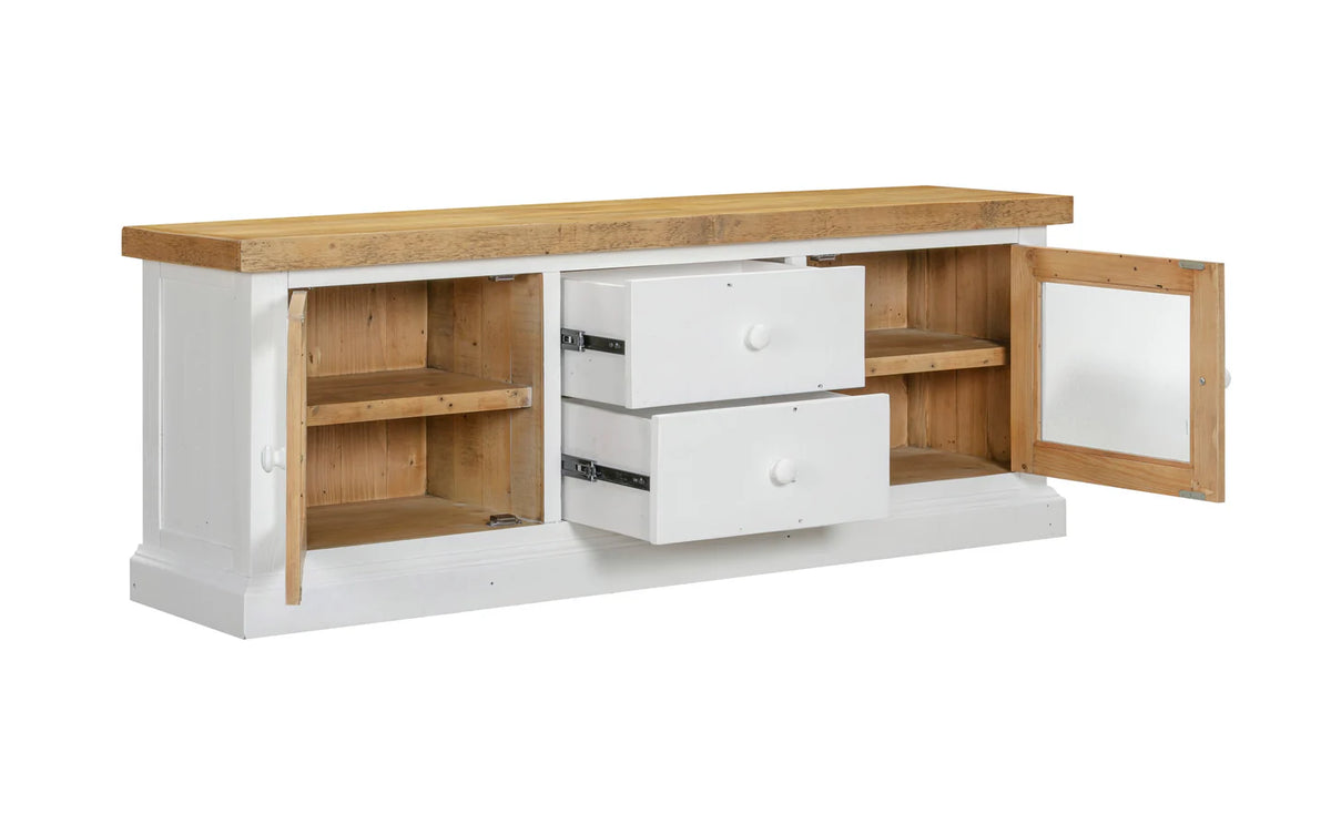 Beachhouse Recycled Timber Media Unit 1600