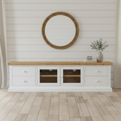 Beachhouse Recycled Timber Media Unit 2200