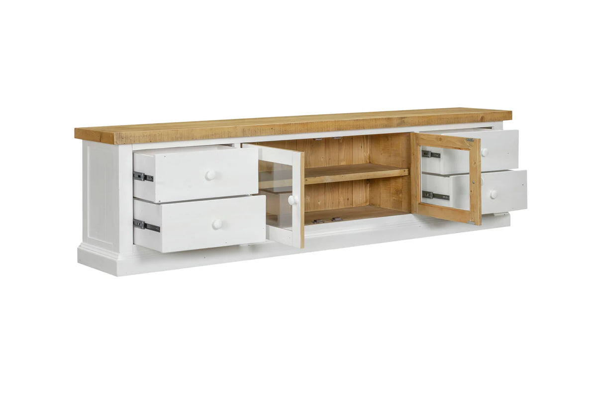 Beachhouse Recycled Timber Media Unit 2200