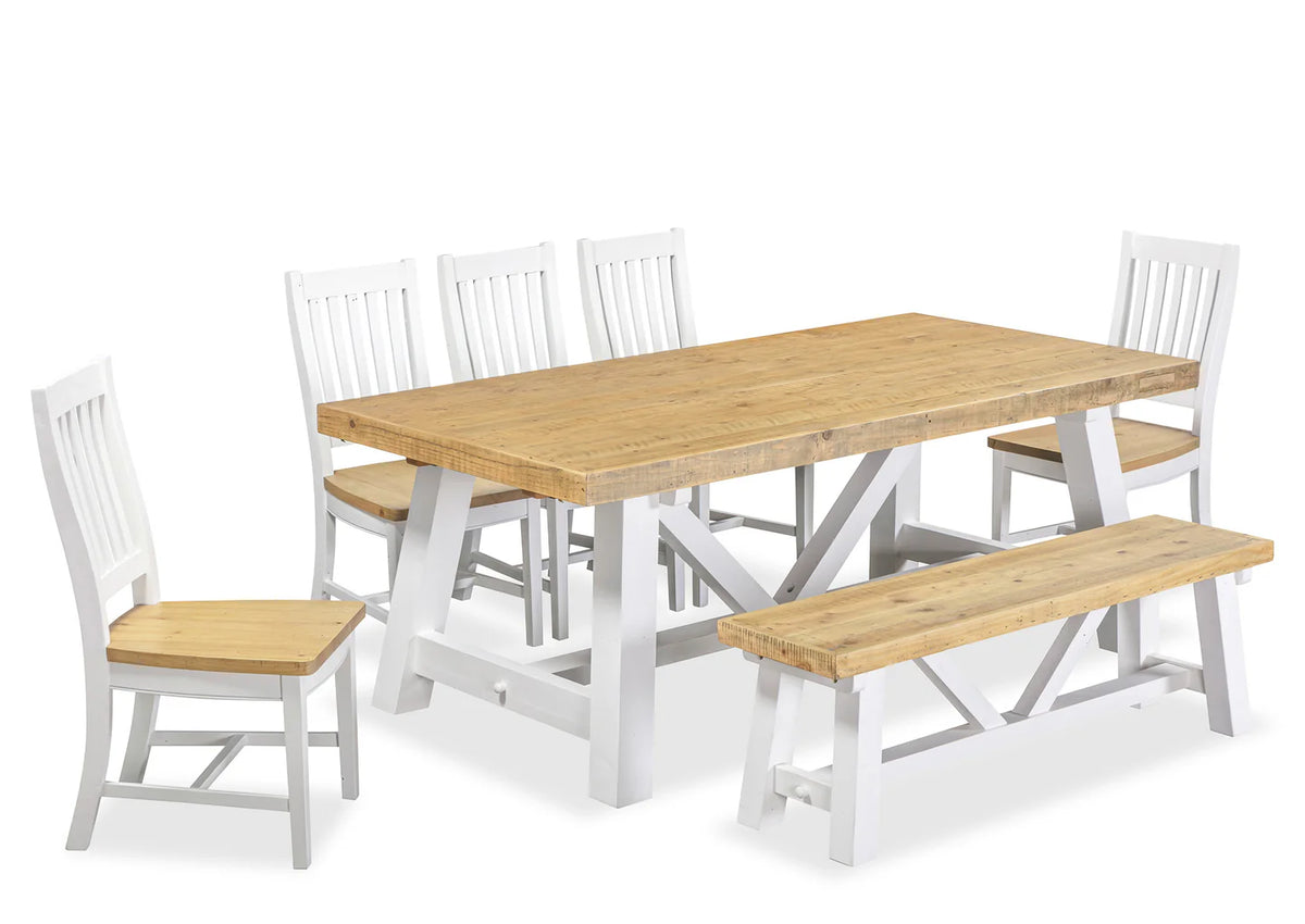 Beachhouse Recycled Timber Dining Table 2000mm