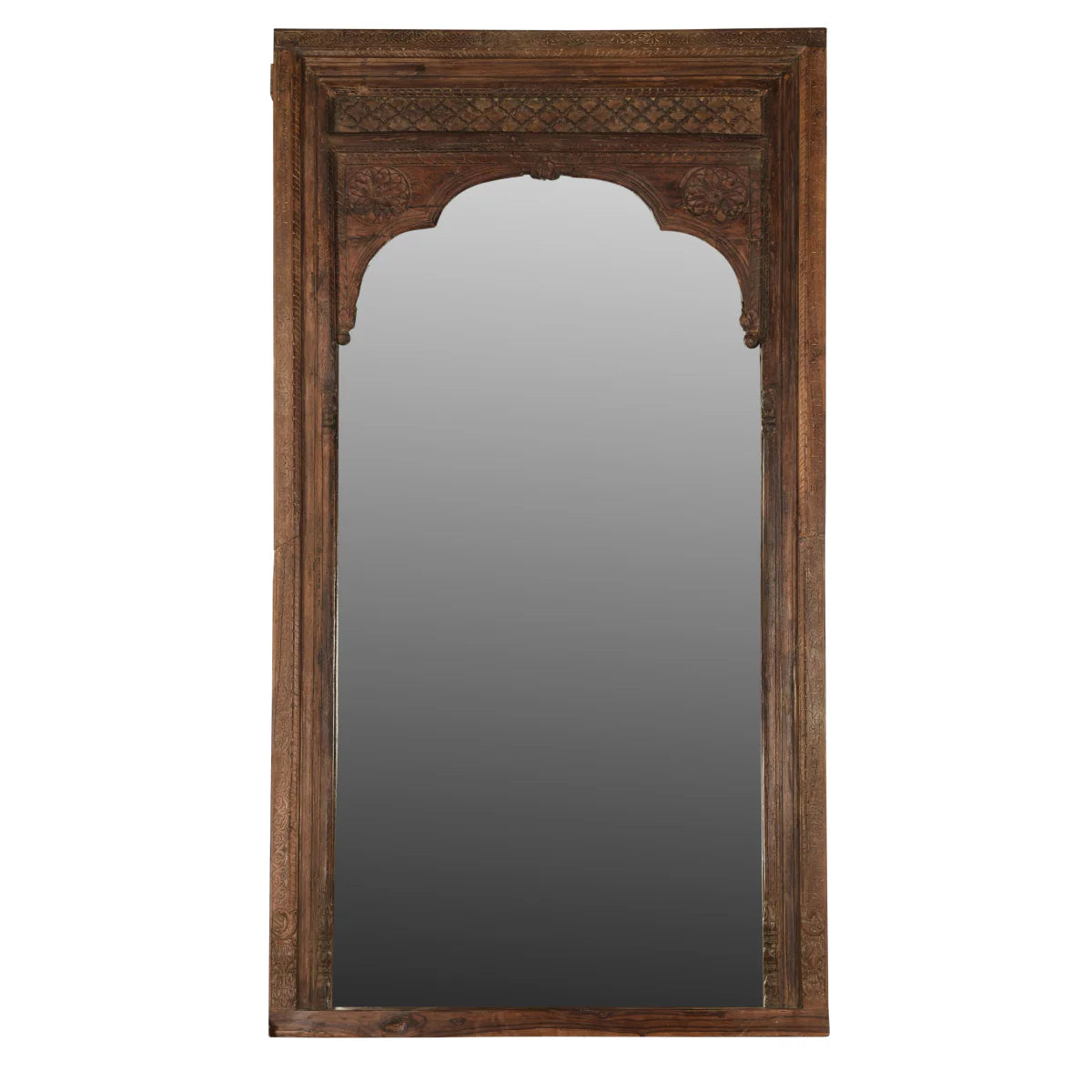 Bodhi Indian Carved large Mirror