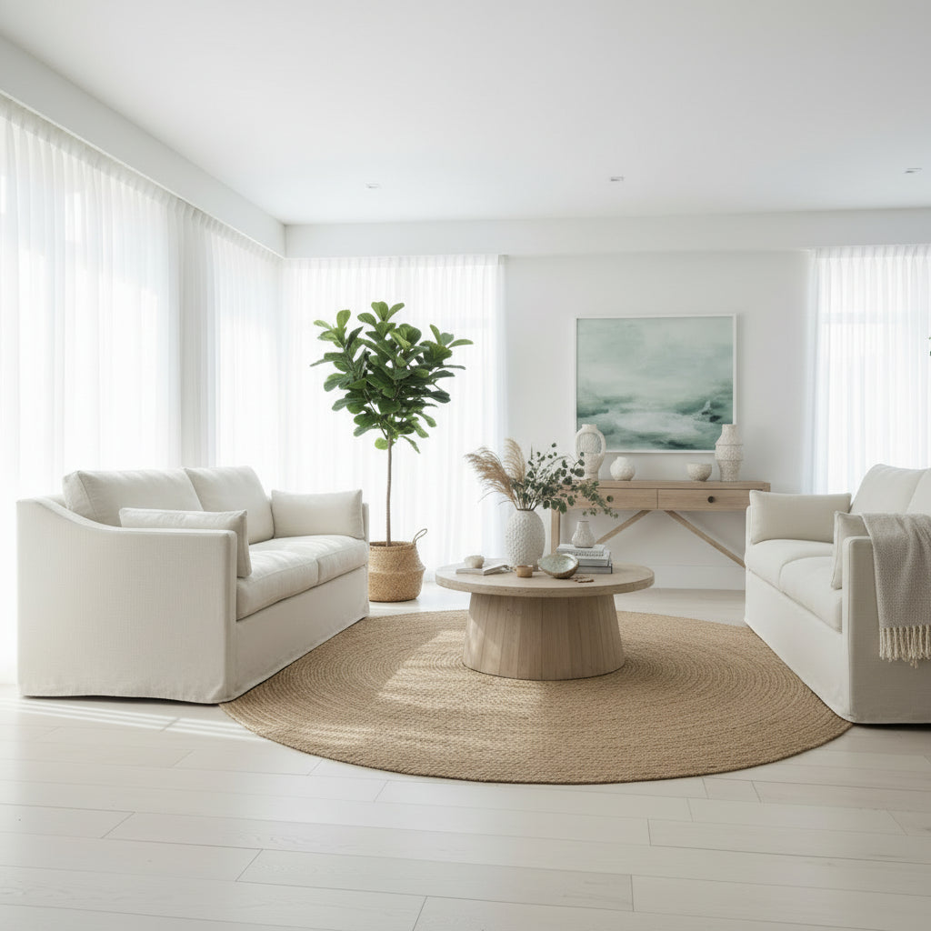 Broadbeach 2.5 Seat Loose cover Sofa Ivory